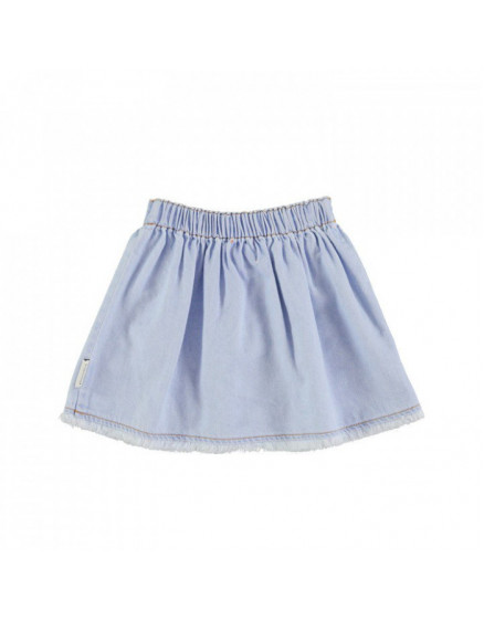 Short Skirt Light Blue Denim 2