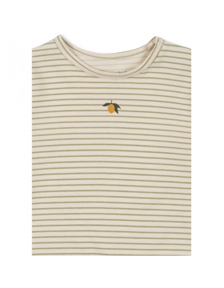 Basic Onesie Tea Stripe 3