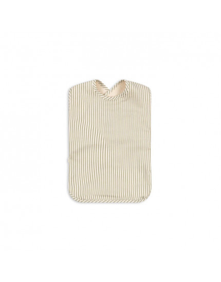 Comes Big Bib Tea Stripe One Size