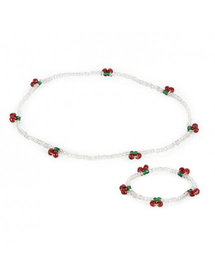 Намисто та браслет Perly Cherry