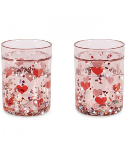 Glitter Heart Cup One Size