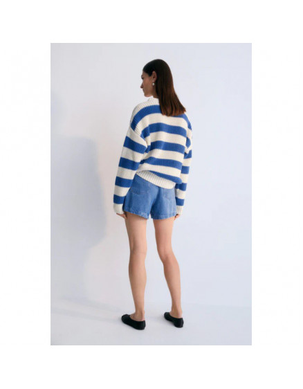 Leto Woman Jumper Cobalto 4