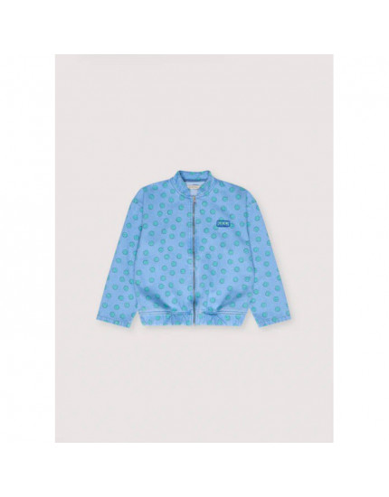 Smiley Denim Bomber