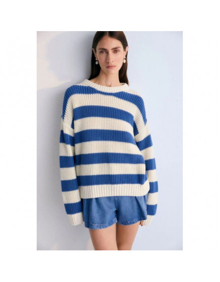 Leto Woman Jumper Cobalto 3