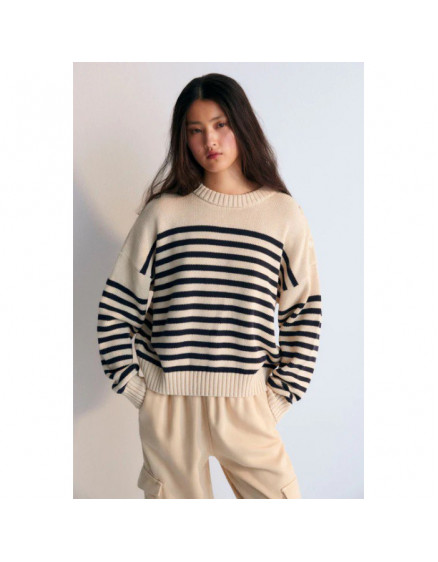 Pyrgos Woman Jumper Cobalto 3