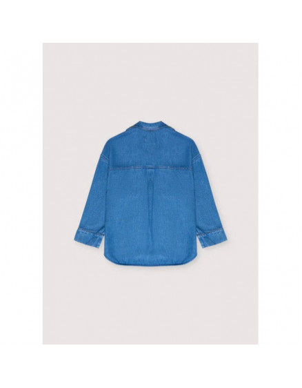 Ophelia Woman Shirt Powder Blue 2