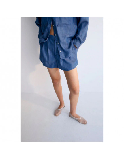 Ophelia Woman Shirt Powder Blue