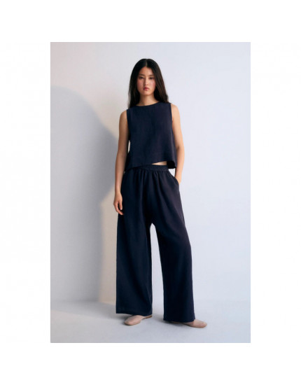 Hera Palazzo Woman Pant Navy