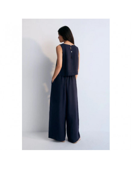Hera Palazzo Woman Pant Navy 4