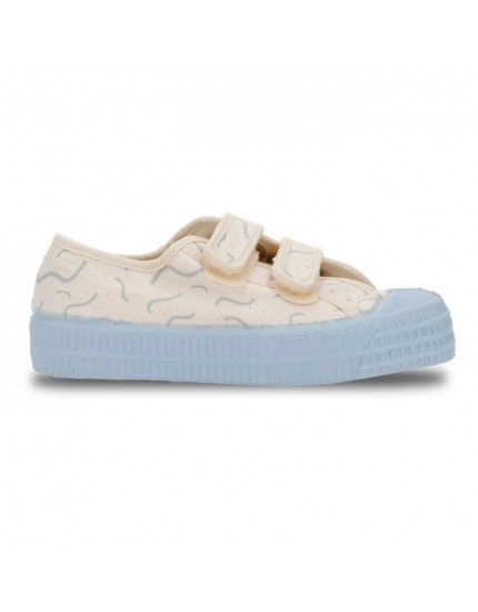 Novesta Beige/Blue Sneakers