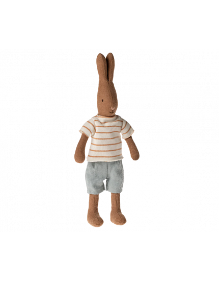 Rabbit, Size 1 Striped blouse and shorts One Size
