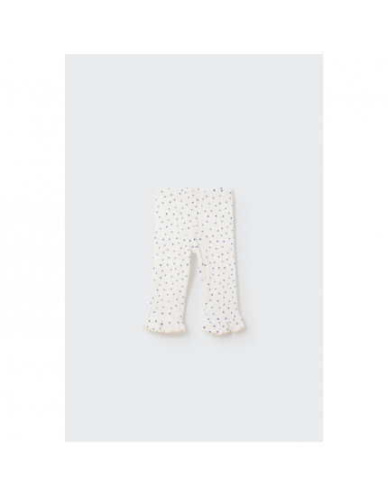 Neus Ivory Blue Baby Leggings 24M