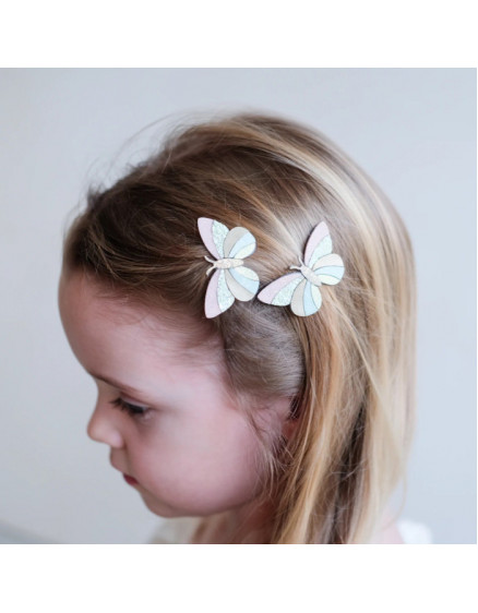 2 х Заколки Stripe Butterfly 3
