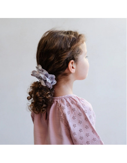 Scalloped Floral Scrunchie 2
