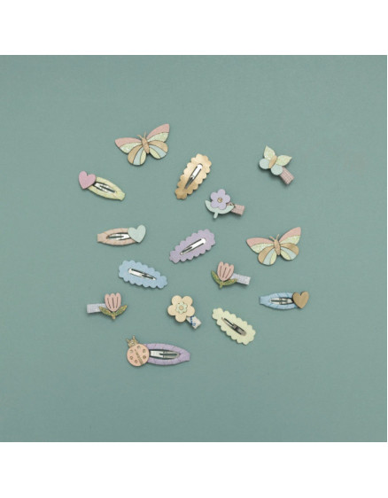 5 x Teeny Heart Mini Clic Clacs 2