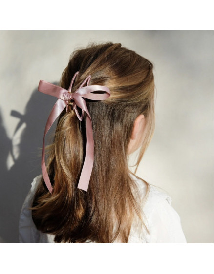 Ribbon Wrapped Claw Clip 2