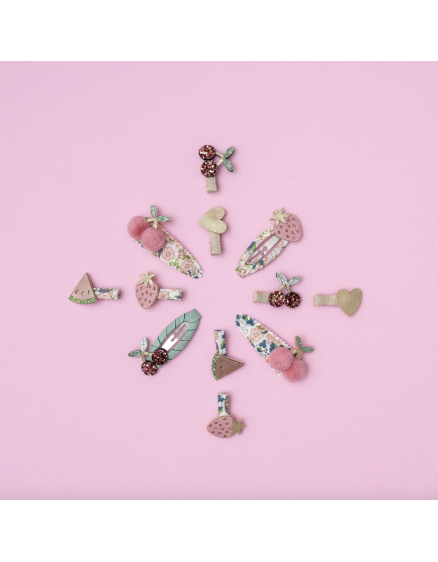 4 x Fruity Floral Clic Clacs 3