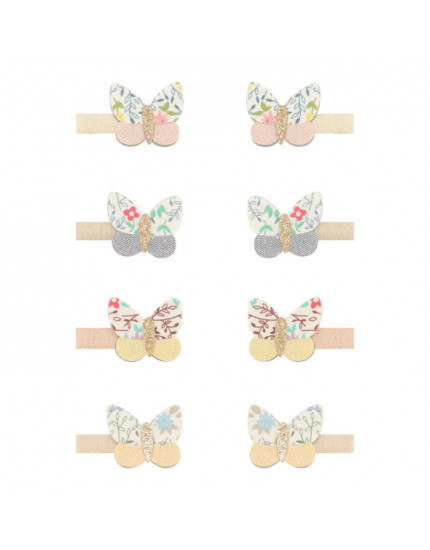 8 x Betty Butterfly Mini Clips