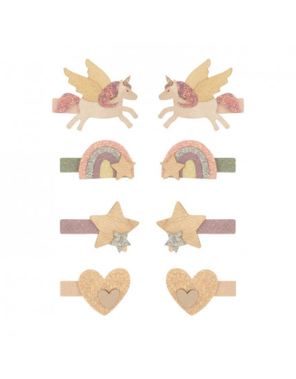 8 х Flying Unicorn Mini Clips