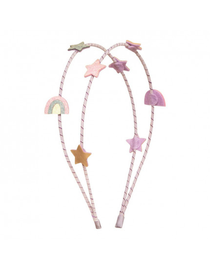 Rainbow & Star Double Alice Band