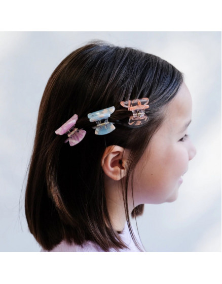 3 x Mixed Acetate Claw Clips 2