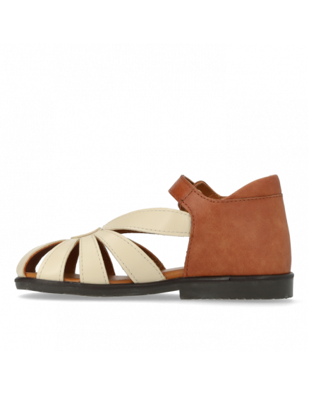 Flower Buckle Sandal Buttermilk 5