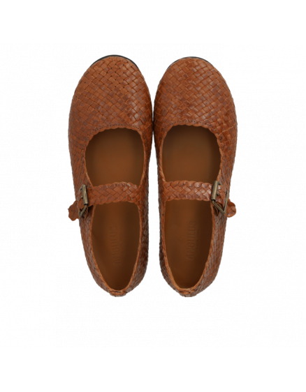 Braided Ballerina Tan 4