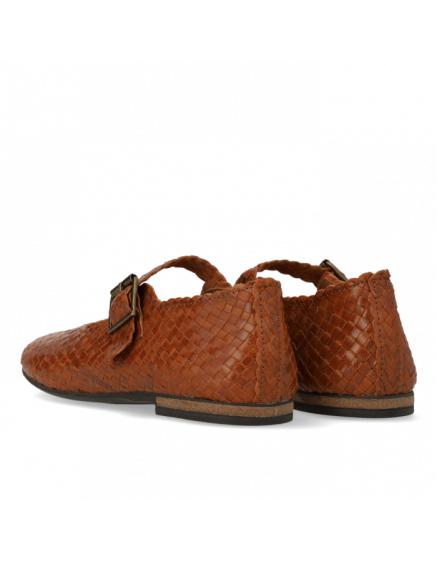 Braided Ballerina Tan 6