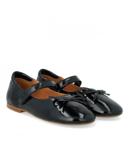 Ballerina with Bow & Velcro Black 26