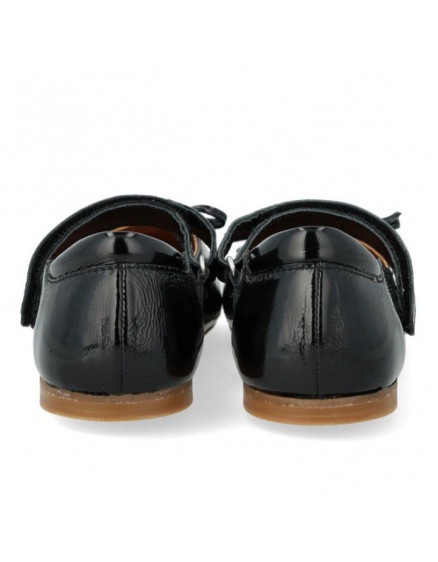 Туфлі Ballerina with Bow & Velcro Black 6