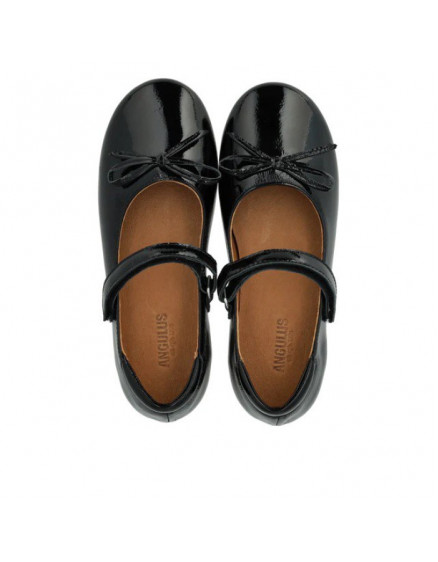 Туфлі Ballerina with Bow & Velcro Black 5