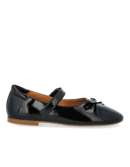 Туфлі Ballerina with Bow & Velcro Black 2