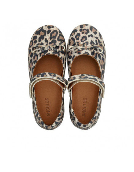 Ballerina with Bow & Velcro Leopard 5