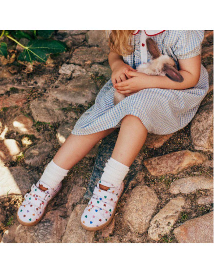 Canvas With Velcro Heart Sneaker 4