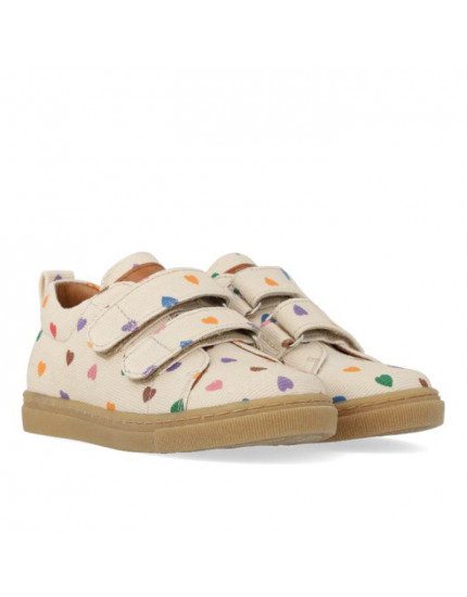 Canvas With Velcro Heart Sneaker