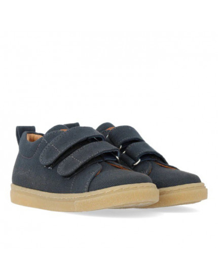 Canvas With Velcro Indigo Sneaker 22