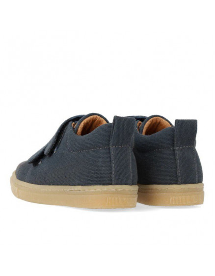 Canvas With Velcro Indigo Sneaker 5