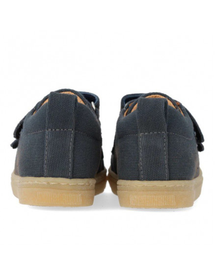 Canvas With Velcro Indigo Sneaker 6