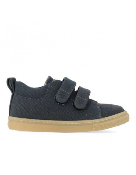 Canvas With Velcro Indigo Sneaker 2