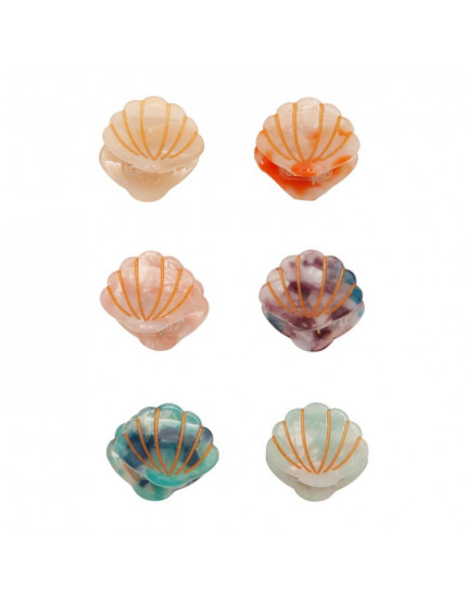 6 х Mini Shell Claw Clips