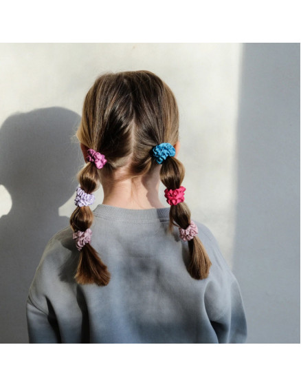 8 х Satin Mini Scrunchies 2
