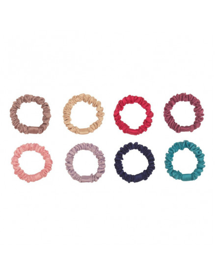 8 х Satin Mini Scrunchies 3