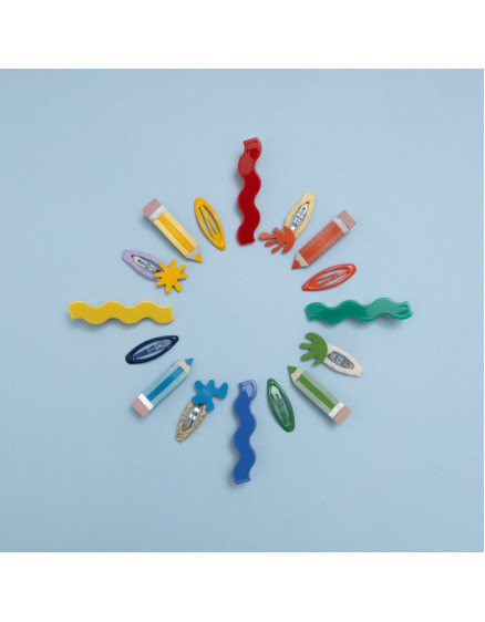 5 х Wiggle Acetate Clips 2