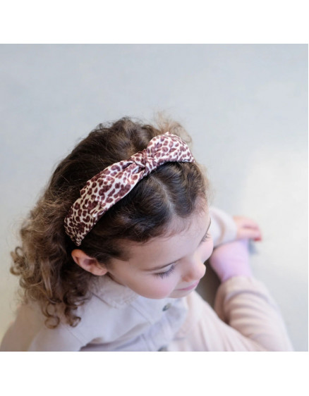 Leopard Edie Bow Alice Band 2
