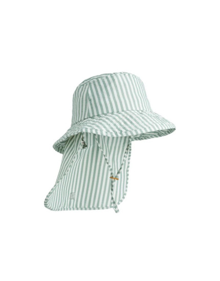 Damona Stripe Sun Hat Peppermint 5-7Y