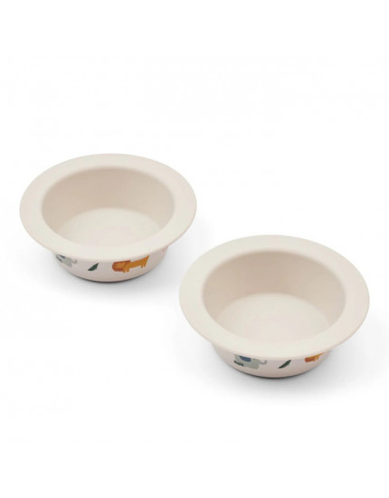 Peony Printed Suction Bowl Safari 