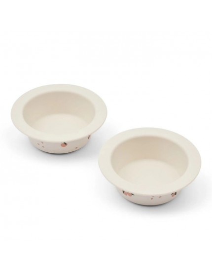 Peony Printed Suction Bowl Sea Shell