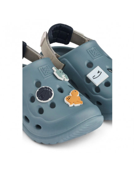 Milas Whale Blue Sandals 6