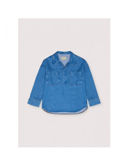 Micenas Woman Shirt Mid Blue Denim 7