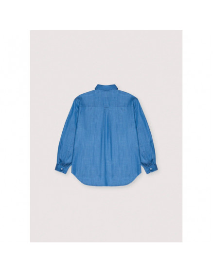 Micenas Woman Shirt Mid Blue Denim 2